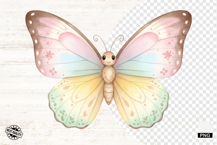 Cute Butterfly Clipart Image 8