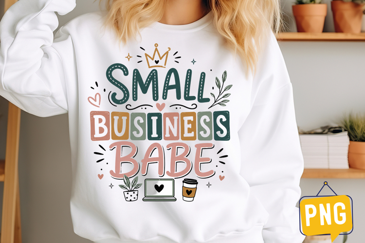 Small Business Babe Sublimation | Small Business png