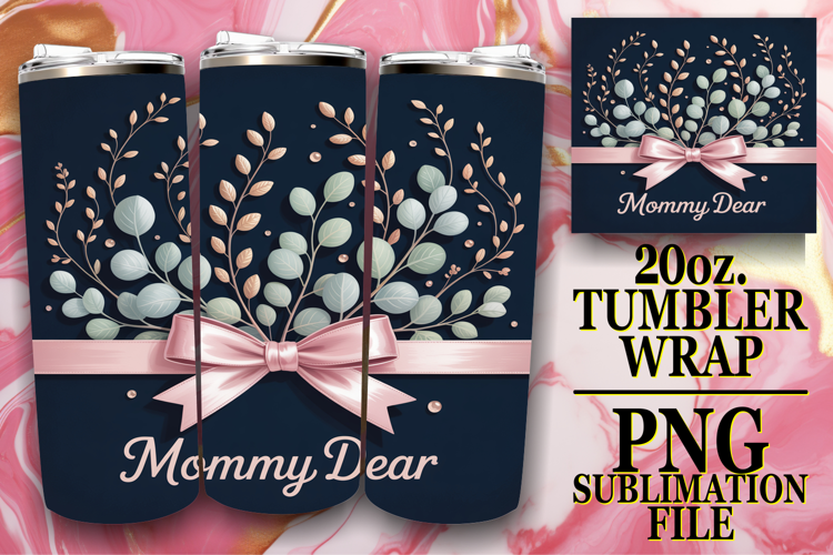 Cozy Escapes 20oz tumbler wrap, Mother's Day