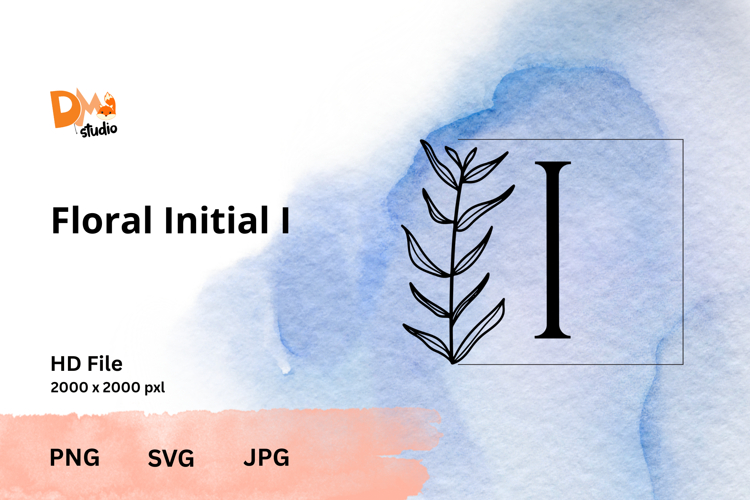 Leaf Monogram Svg Image 7