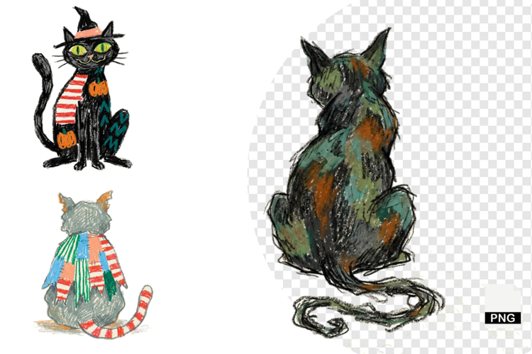 Halloween Cat Clipart Image 11