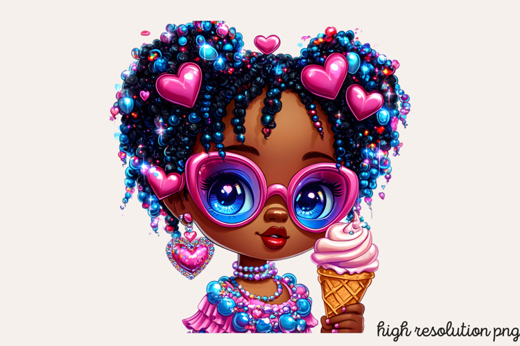 Black Girl Afro Png Image 23