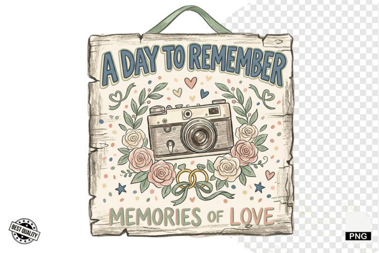 Wedding Day Sign PNG