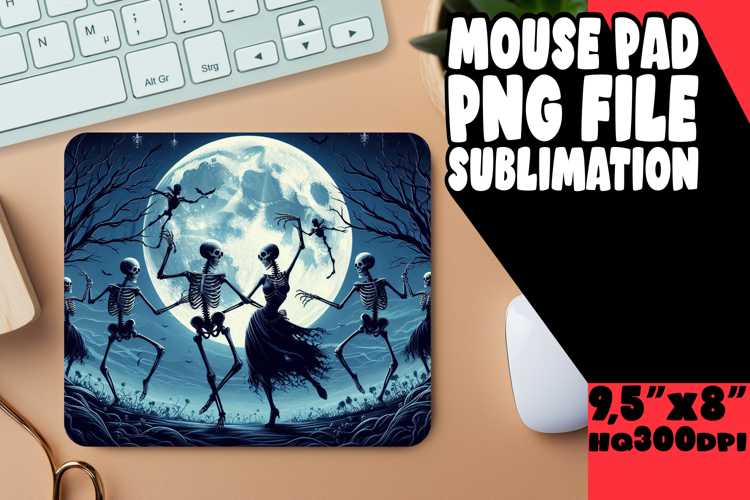 WHIMSICAL mouse PAD Creative Design, Horror Halloween