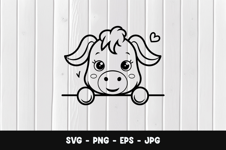 Cartoon Cow Image 4