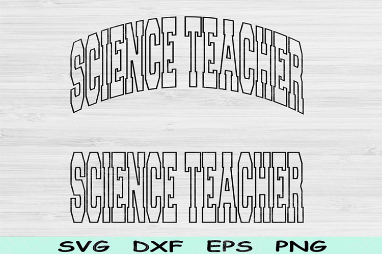 Science Teacher Svg Dxf Cut Files, Science Teacher Png example image 1