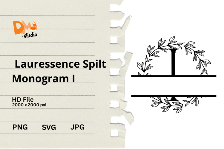 Floral Monogram Letter Svg Image 18