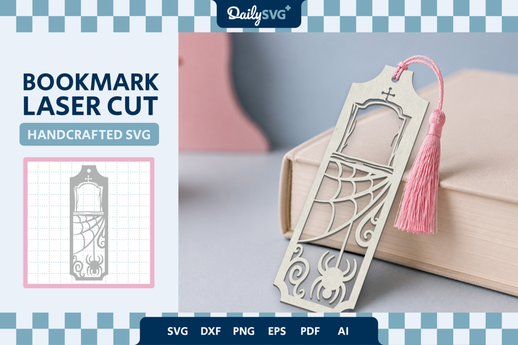 Halloween Tombstone Bookmark SVG Spooky Cut File
