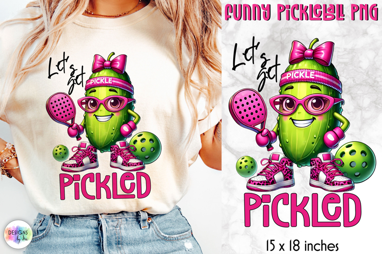 Cute Pickleball Sublimation, Funny Pickleball PNG