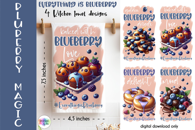 Blueberry Illustration Image 11