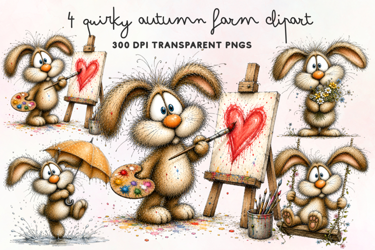 Farmhouse Animals Clipart Image 15