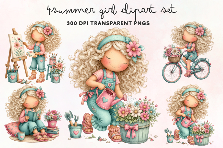 Summer Watercolor Clipart Image 24