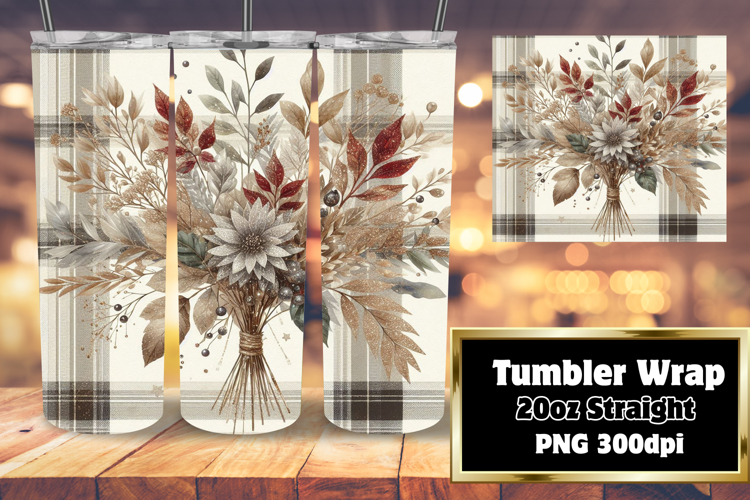 Amazing 20oz Tumbler Wrap Download , Autumn Flower