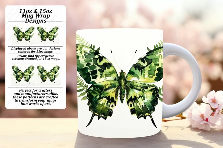 Butterfly Medley: Spring Mug - 11oz & 15oz