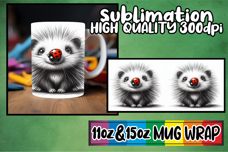 Joyful evenings 11oz 15oz sublimation wrap, Cute Animals