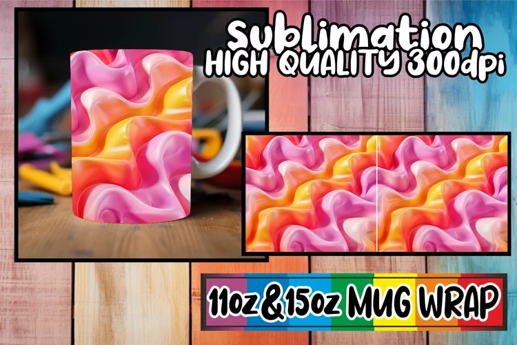 Dynamic 3D Fantasy: Abstract Mug Art 11oz/15oz