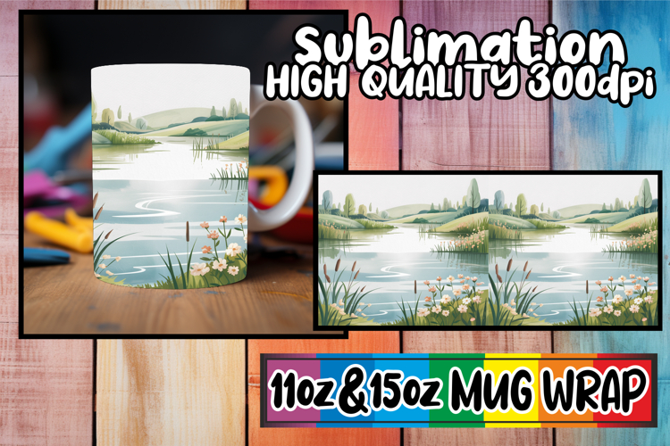 Gentle joys 11oz 15oz sublimation wrap, Spring