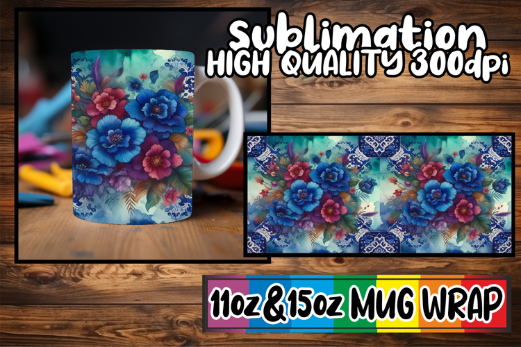 Vibrant adventures sublimation print wrap, Watercolor Patter
