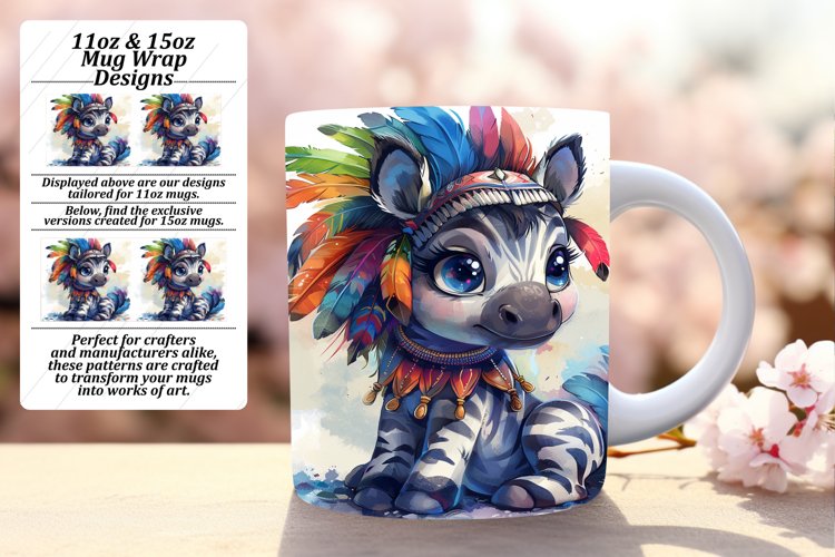 Enchanting Wildlife Sublimation Designs - 11oz/15oz example image 1