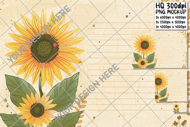 Blossom Backdrop: Floral Notepad Background example image 1