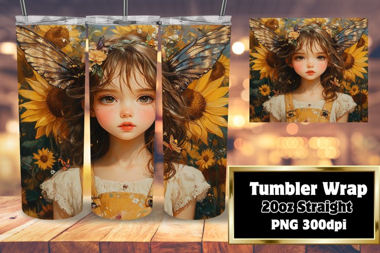 BEAUTIFUL 20oz Tumbler Artwork , Fairy