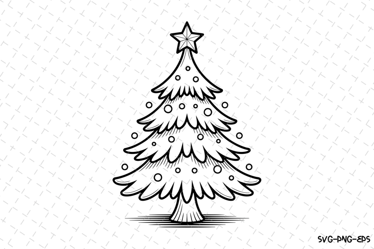 Christmas Tree Svg | Christmas Svg | Svg Cut Files