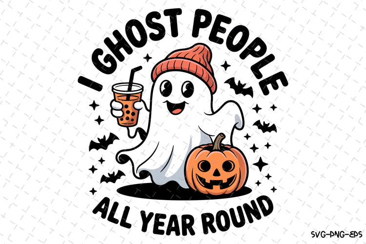 Cute Ghost Silhouette Image 8