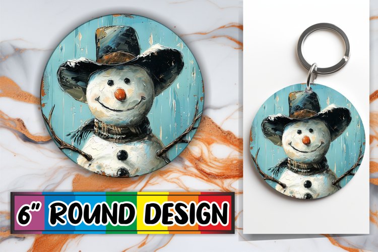 Cute Snowman Clipart Image 8
