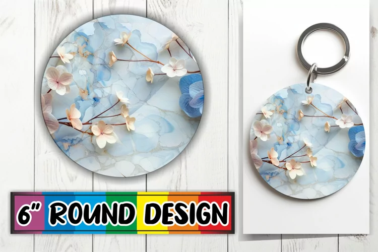 Blossom Burst - Circle Sublimate Delight Round