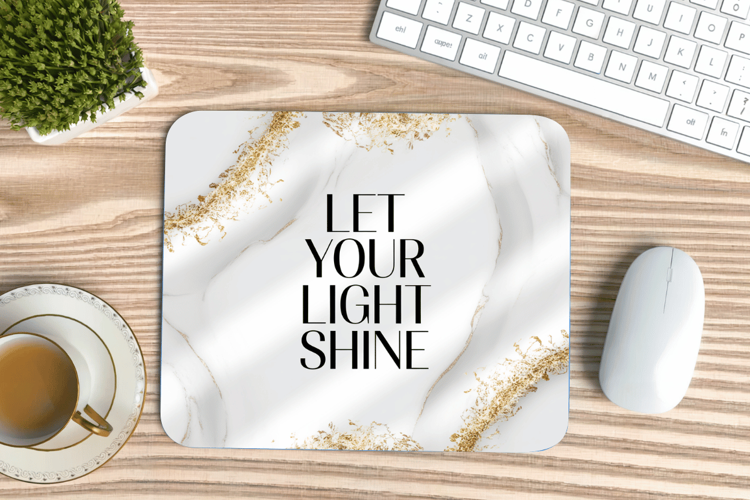 Inspirational Quotes Mouse Pad, Motivational PNG Sublimation