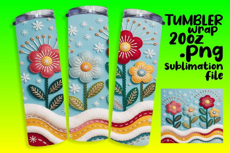 Christmas Tumbler Wrap Image 5