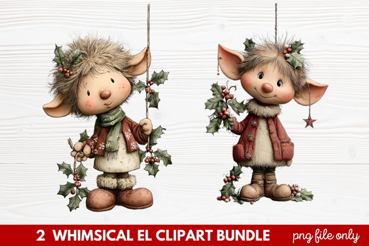 Cute Elf Clipart Image 5