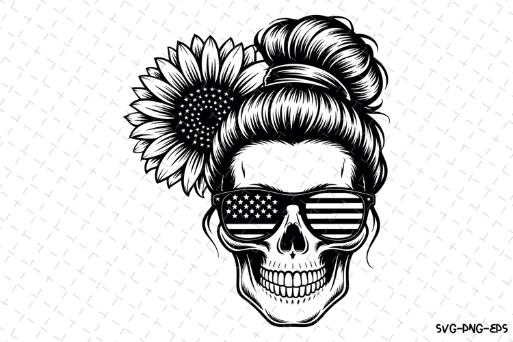 Messy Bun Silhouette