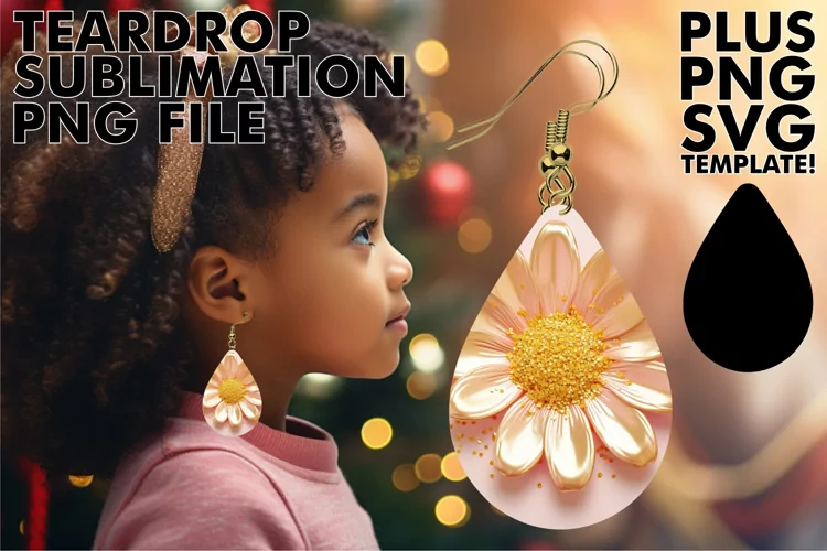 Printable Beauty: 3D Teardrop Earrings
