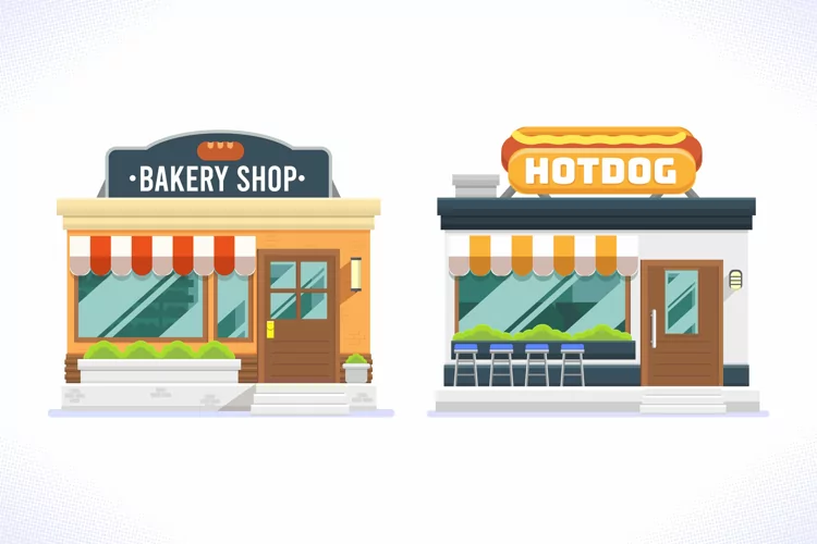 Store Facades Set