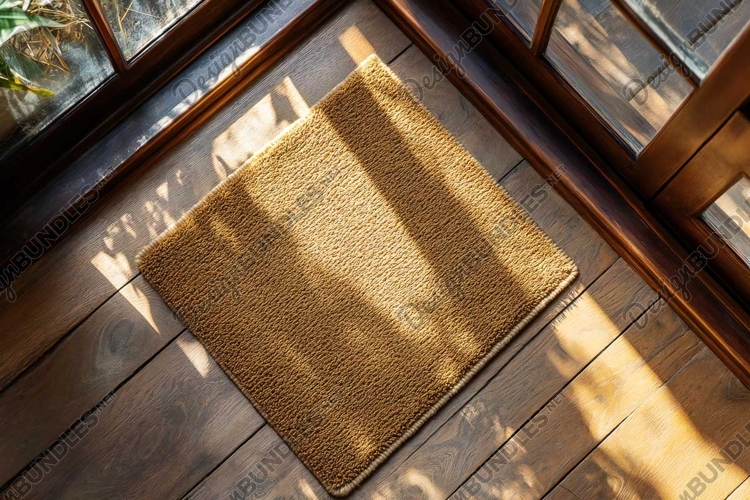 Front Door mat mockup to the house example image 1