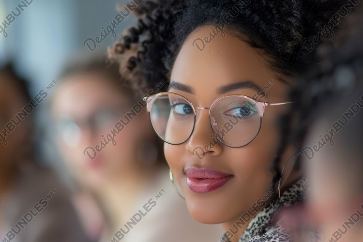 Woman Office Background