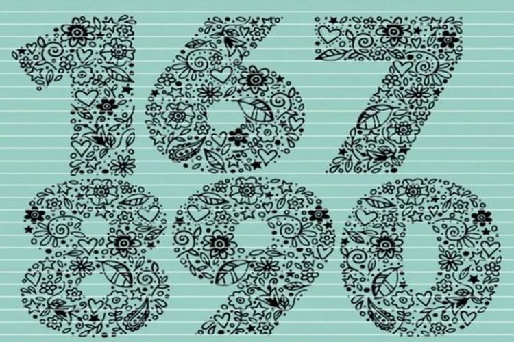Numbers 1-5 SVG DXF EPS PDF PNG JPG example image 1