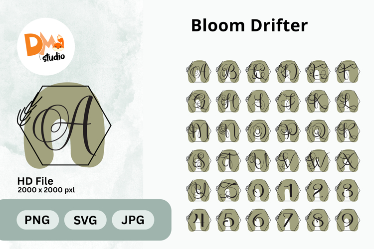 Bloom Drifter Monogram