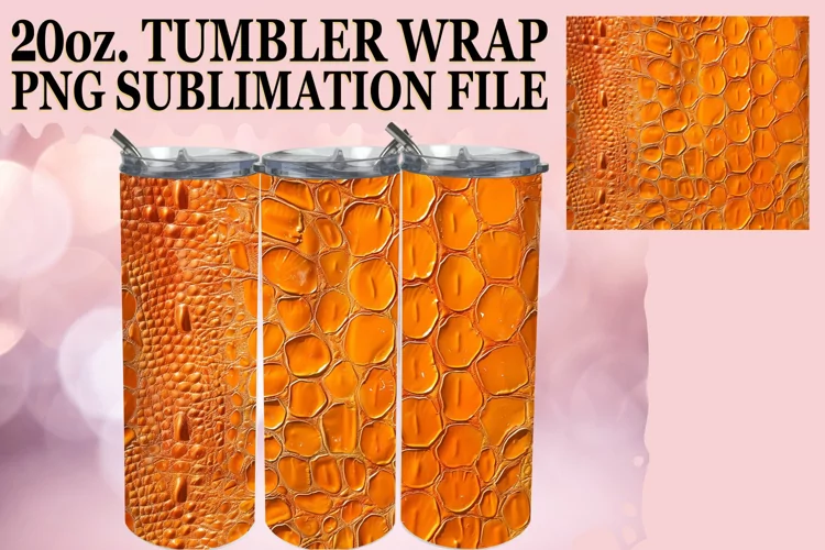 Quilted Puff Texture Tumbler Sublimation
