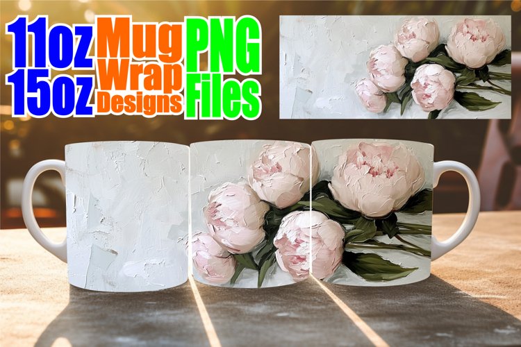 Blossom Beauty Mug: Vibrant Spring Sublimation Design example image 1