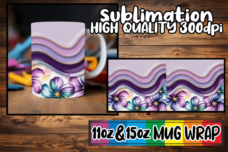 Charming scenes sublimation print wrap, Pattern example image 1
