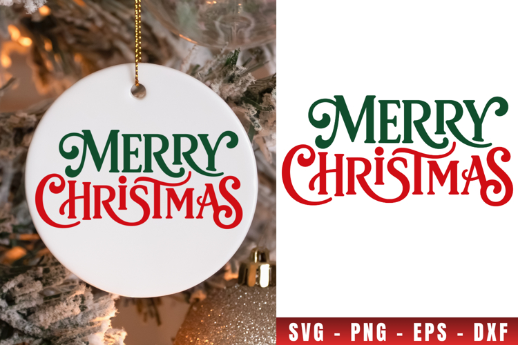 Merry Christmas Tree Svg Image 8
