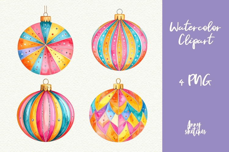 Retro Christmas Ornament Clipart Groovy Disco PNG