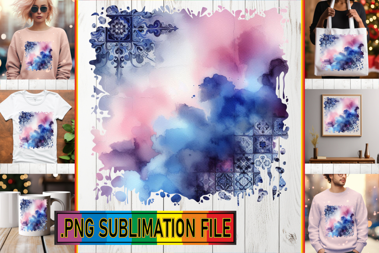 Fun TSHIRT Magic PNG, Watercolor Pattern