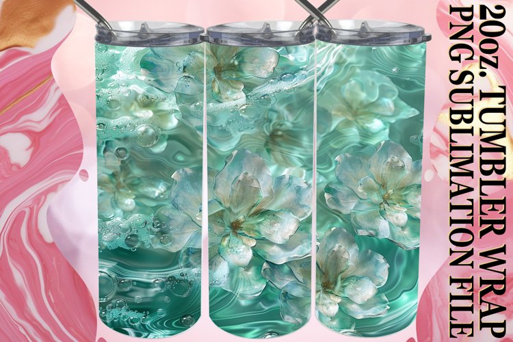 Springtime Blossom Bonanza Tumbler Wrap Design Blooming example image 1