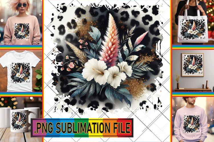RADIANT PNG Sublimation Gifts, Leopard Prints