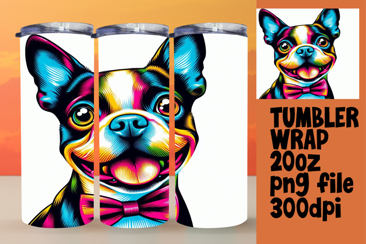 GLAMOROUS 20oz Tumbler Design for Personal Use , Dog