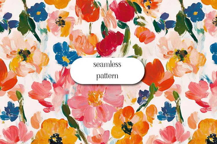 Floral Seamless Pattern Image 20