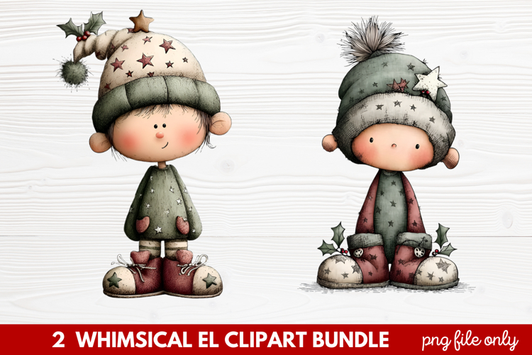 Cute Elf Clipart Image 3